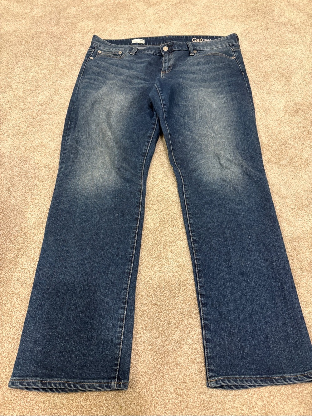 GAP Women's Medium Blue Wide Leg Jeans